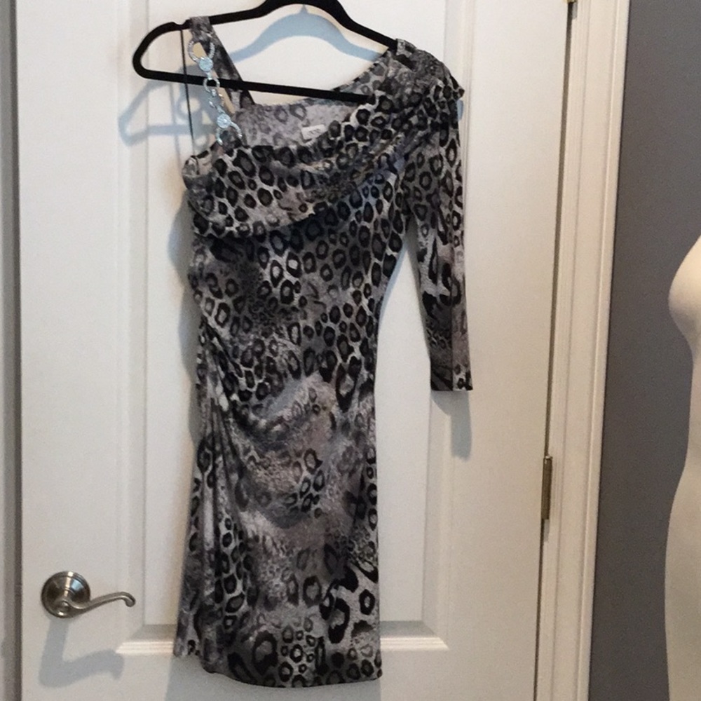 Cache one shoulder dress